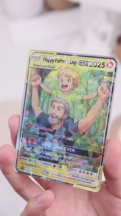 Personalized Pokemon Anniversary Card